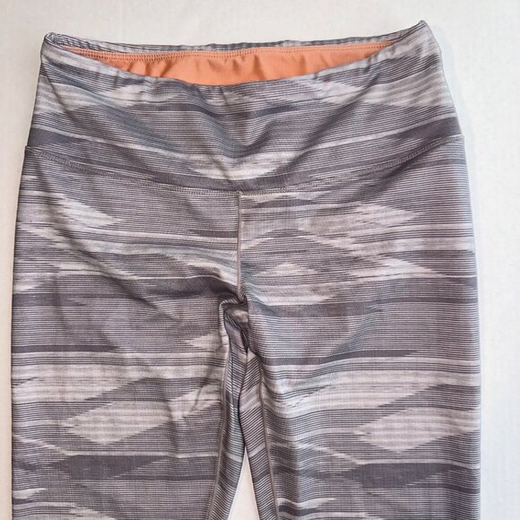 Prana Multicolor Striped Workout Stretch‎ Pull On Capri Leggings Womens Small - Picture 3 of 9